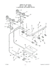 04 - Body parts for Roper Range 1446W1A from AppliancePartsPros.com