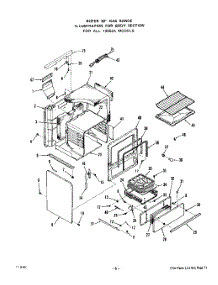 05 - Body parts for Roper Range 1335W3A from AppliancePartsPros.com
