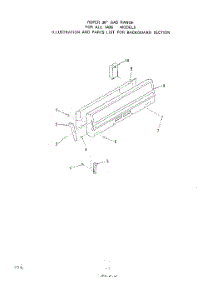 02 - Main Top parts for Roper Range 1436W0A from AppliancePartsPros.com