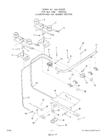 04 - Griddle parts for Roper Range 1436W0A from AppliancePartsPros.com