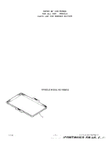 05 - Body parts for Roper Range 1436W0A from AppliancePartsPros.com