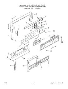 02 - Main Top parts for Roper Range 1395W2A from AppliancePartsPros.com
