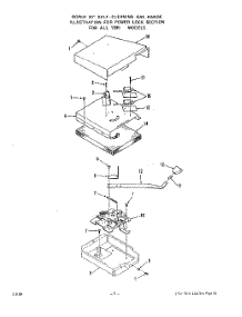 05 - Top Burner parts for Roper Range 1395W2A from AppliancePartsPros.com