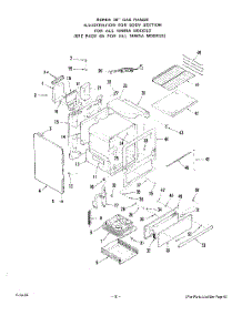 05 - Body parts for Roper Range 1444W0A from AppliancePartsPros.com