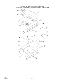 04 - Power Lock parts for Roper Range 1353W0A from AppliancePartsPros.com