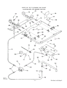 06 - Body parts for Roper Range 1353W0A from AppliancePartsPros.com