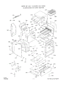 07 - Oven Door parts for Roper Range 1353W0A from AppliancePartsPros.com