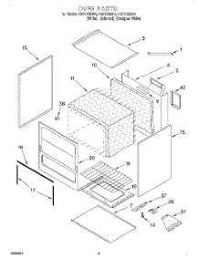 02 - Oven parts for Roper Range FGP215EN4 from AppliancePartsPros.com