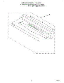 04 - Backguard parts for Roper Range FGP215EN4 from AppliancePartsPros.com