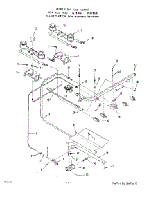 04 - Body parts for Roper Range 1435W1A from AppliancePartsPros.com