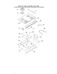 04 - Power Lock parts for Roper Range 1393W2A from AppliancePartsPros.com