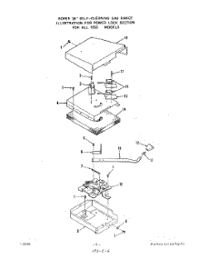 05 - Top Burner parts for Roper Range 1355W2A from AppliancePartsPros.com