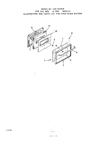 07 - Section parts for Roper Range 1455X0A from AppliancePartsPros.com