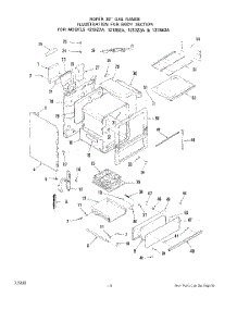 05 - Oven Door parts for Roper Range 1213Z3A from AppliancePartsPros.com