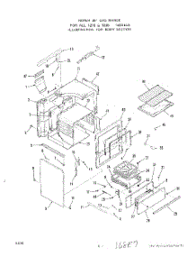 05 - Body parts for Roper Range 1215W0A from AppliancePartsPros.com