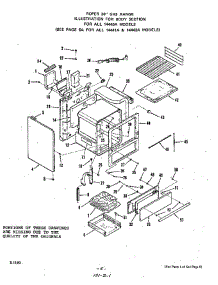 Body parts for Roper Range 1444W2A from AppliancePartsPros.com