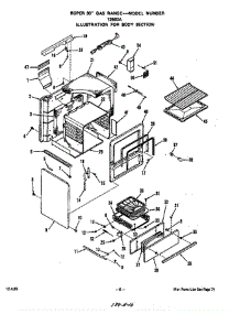 Body parts for Roper Range 1266W0A from AppliancePartsPros.com