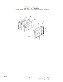 07 - Section parts for Roper Range 1213W1A from AppliancePartsPros.com