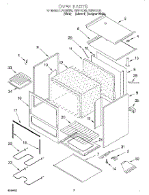 03 - Oven parts for Roper Range FEP210EQ3 from AppliancePartsPros.com