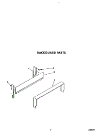 04 - Backguard parts for Roper Range FGP210VW3 from AppliancePartsPros.com