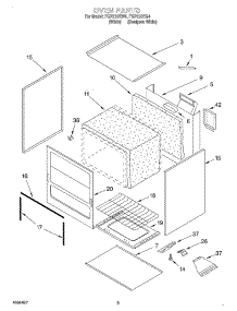 02 - Oven parts for Roper Range FGP210EQ4 from AppliancePartsPros.com
