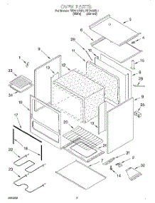 02 - Oven parts for Roper Range FEP210EN1 from AppliancePartsPros.com