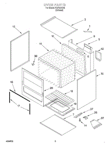 02 - Oven parts for Roper Range FGP210EN4 from AppliancePartsPros.com