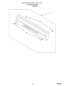 04 - Backguard parts for Roper Range FGP210EN4 from AppliancePartsPros.com