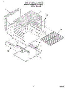 05 - Internal parts for Roper Range FGP305BL2 from AppliancePartsPros.com