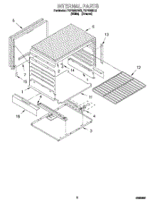 05 - Internal parts for Roper Range FGP300BW2 from AppliancePartsPros.com
