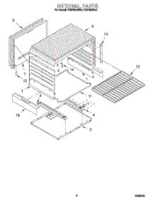 05 - Internal parts for Roper Range FGP300BL0 from AppliancePartsPros.com
