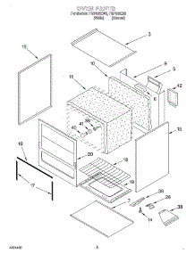 02 - Oven parts for Roper Range FGP305EN3 from AppliancePartsPros.com