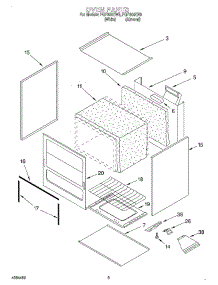 02 - Oven parts for Roper Range FGP300EN3 from AppliancePartsPros.com
