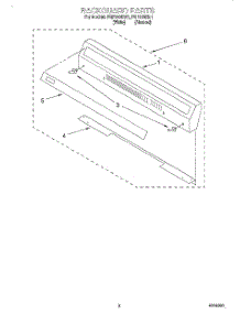 04 - Backguard, Literature parts for Roper Range FGP300EW1 from AppliancePartsPros.com