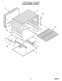 05 - Internal parts for Roper Range FGP305BW1 from AppliancePartsPros.com