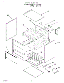 02 - Oven parts for Roper Range FGP305EN2 from AppliancePartsPros.com