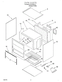 02 - Oven parts for Roper Range FGP245HQ0 from AppliancePartsPros.com