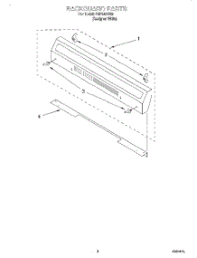 04 - Backguard parts for Roper Range FGP240HQ0 from AppliancePartsPros.com