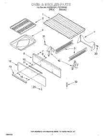 05 - Oven And Broiler parts for Roper Range FGP325GN1 from AppliancePartsPros.com