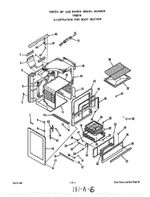 Body parts for Roper Range F4057W0 from AppliancePartsPros.com