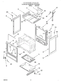 04 - Chassis parts for Roper Range FGP325GW1 from AppliancePartsPros.com