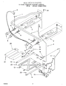 03 - Manifold parts for Roper Range FGS337GW1 from AppliancePartsPros.com