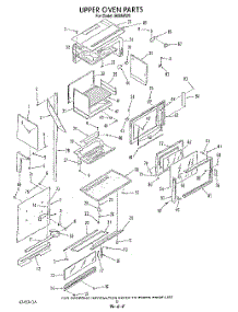 07 - Upper Oven parts for Roper Range H8858W0 from AppliancePartsPros.com