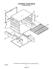 03 - Internal Oven parts for Roper Range FGP310VW1 from AppliancePartsPros.com
