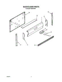 06 - Backguard, Literature parts for Roper Range FGS397XW0 from AppliancePartsPros.com