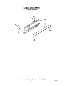 04 - Backguard parts for Roper Range FGP310VW4 from AppliancePartsPros.com