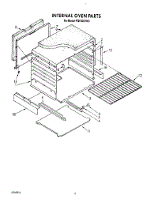 06 - Internal Oven parts for Roper Range FGP335VW3 from AppliancePartsPros.com