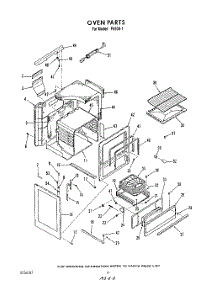 05 - Oven parts for Roper Range F6508W1 from AppliancePartsPros.com