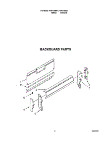 03 - Backguard parts for Roper Range FGP310BW1 from AppliancePartsPros.com