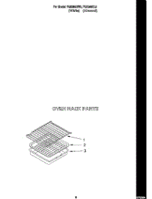 06 - Oven Rack, Literature parts for Roper Range FGS385BL0 from AppliancePartsPros.com